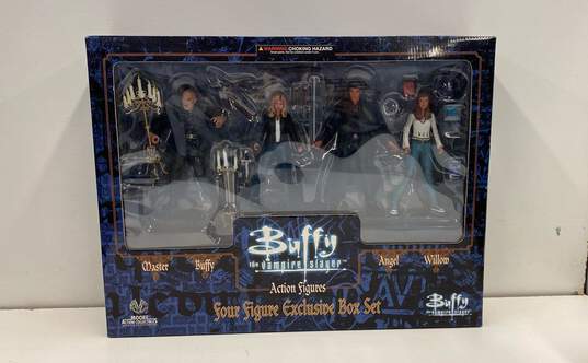 Buffy The Vampire Slayer Four 4 Figure Exclusive Box Set 6" Action Figures Moore image number 1