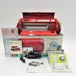 Cricut Cake Personal Electronic Cutting Machine For Cake Decorating Red CCA001 With Software & Accessories