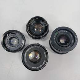 5pc Bundle of Assorted Camera Lenses alternative image