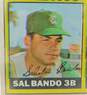 1967 Sal Bando Topps Rookie #33 Oakland A's image number 4