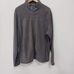 Merrell Men's Gray Fleece Full-Zip Jacket Size XXL