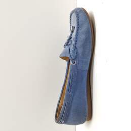 Michael Kors Women's Blue Suede Sutton Moc Flat Loafer Size 7 alternative image