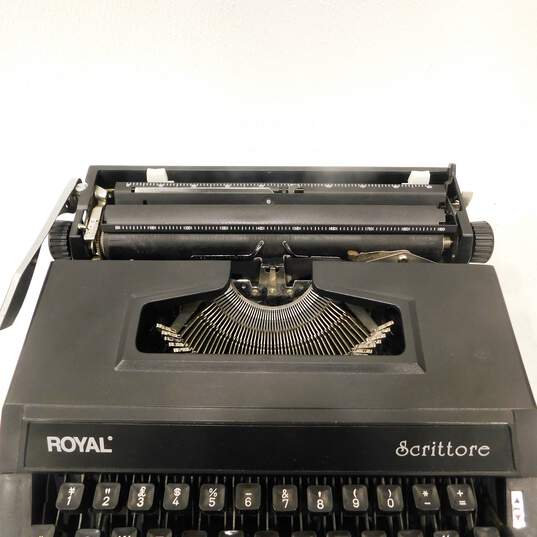 Royal Scrittore Portable Manual Typewriter W/ Case P&R image number 9