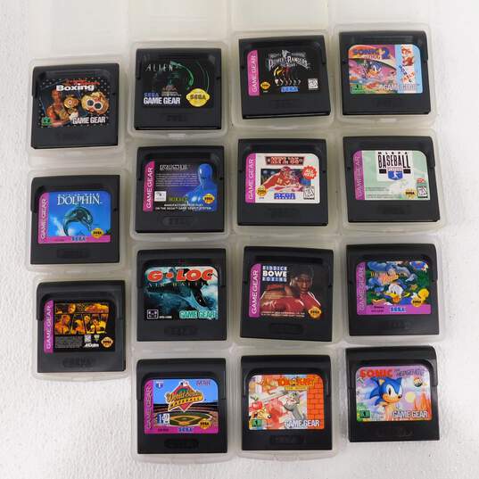 15ct Game Gear Game Lot image number 1