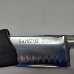 Napastyle 7.5in/19cm Santoku Knife w/ Scabbard Forged German CrMo V Steel alternative image