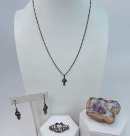 925 Religious Artisan Jewelry Lot 18.2g