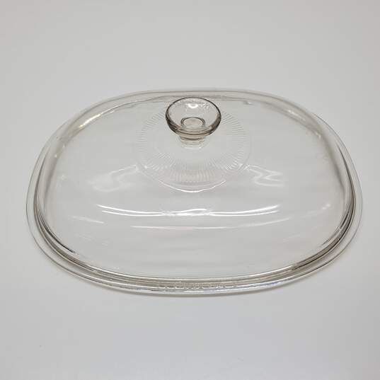 Vintage PYREX Clear Glass Casserole Dish Replacement Lid image number 1