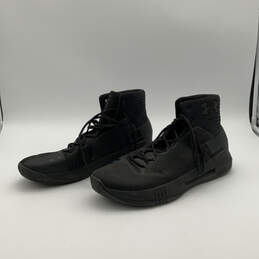 Mens Black Drive 4 1298309-001 Black Lace-Up Mid Top Basketball Shoes Sz 16 alternative image