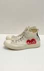 Converse Chuck Taylor All Star 70 Hi Comme des Garcons PLAY White 150205c Men 7 image number 1