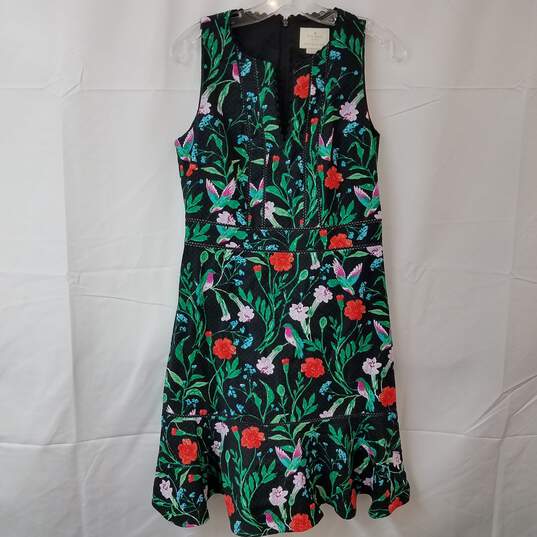 Buy the Kate Spade Jardin Tiled Jacquard Sleeveless Mini Dress Women's Size  10 | GoodwillFinds