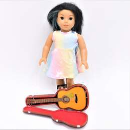American Girl Corinne Tan 2022 GOTY Doll W/ Guitar - Hair Needs Repair