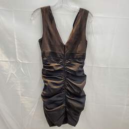 MBN Maria Bianca Nero Black Silk Sleeveless Dress Size M alternative image