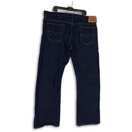 Levi's Mens Dark Blue 517 Denim Medium Wash Straight Leg Ankle Jeans Size 44x32 alternative image