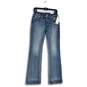 NWT Womens Light Blue Denim 5-Pocket Design Bootcut Leg Jeans Size 26 image number 1