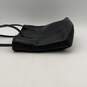Coach Womens Black Leather Double Strap Bag Charm Zipper Tote Handbag image number 3