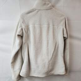Patagonia White 1/4 Zip Fleece Pullover LG alternative image