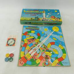 Vintage Walt Disney's Tomorrowland Rocket to the Moon Board Game