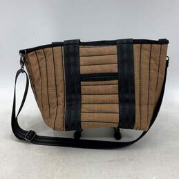 Think Royln Womens Brown Inner Zipper Pocket Adjustable Strap Tote Bag alternative image