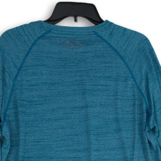 NWT Mens Blue Crew Neck Long Sleeve Pullover T-Shirt Size Medium image number 4
