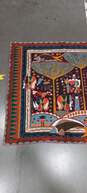 Handstitched  Multicolor Tapestry 38"x40" image number 3