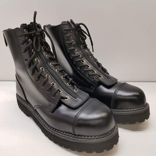 Grinders Leather Stag CS Steel Toe Boots Black 11 image number 3