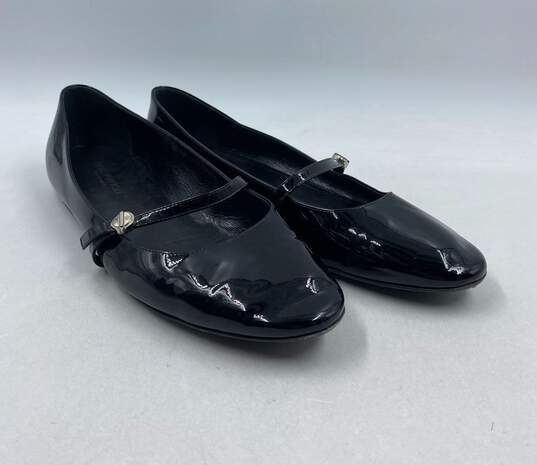 Authentic Louis Vuitton Black Patent Mary Janes W 10.5 image number 3