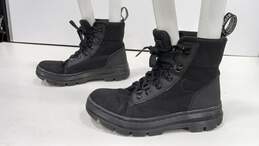 Dr. Martens Women's Black Canvas Combat Boots Size 6 alternative image