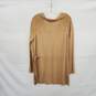 Caslon Tan Cotton Blend Knit Belted Cardigan WM Size L NWT image number 2