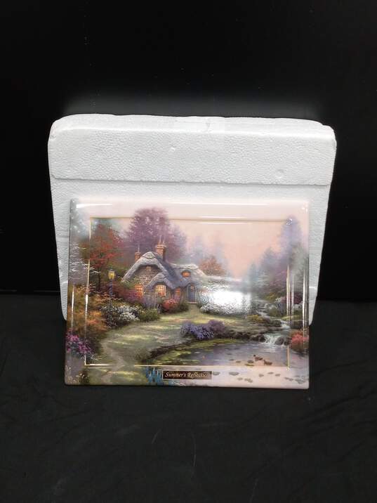 Thomas Kinkade Everett's Cottage Collector Plate image number 1