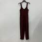 Madewell Womens Maroon Black Sleeveless V-Neck One-Piece Romper Size Small image number 1