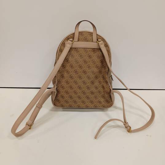 Women's Brown Guess Backpack Leather image number 3
