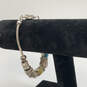 Designer Brighton Silver-Tone Rhinestone Multicolor Charm Beaded Bracelet image number 4