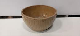 Beige Stoneware Bowl