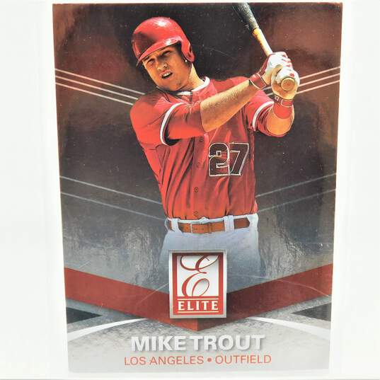 10 Mike Trout Baseball Cards Los Angeles Angels image number 2