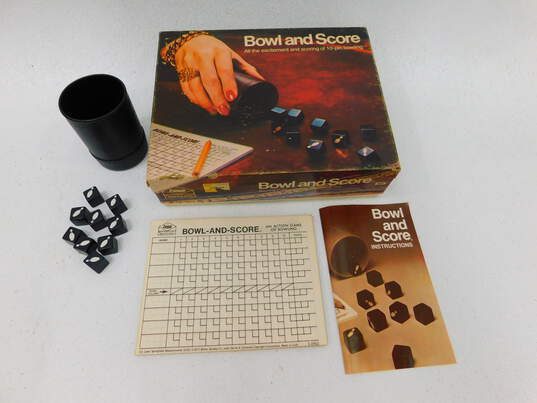 Lot Of Vintage Games  1960s.70s,80s Bingo, Dominos   Bowl And Score image number 3