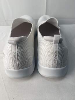 Skechers Mens White Slip On Walking Sneaker Size 11 alternative image