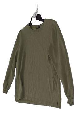 Womens Green Long Sleeve Crew Neck Jumper Sweater Size Medium alternative image