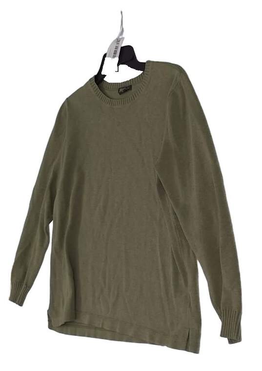 Womens Green Long Sleeve Crew Neck Jumper Sweater Size Medium image number 2