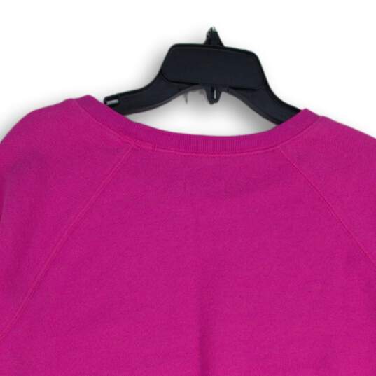 UGG Womens Pink Nena Long Sleeve Crew Neck Pullover Sweatshirt Size Large image number 4