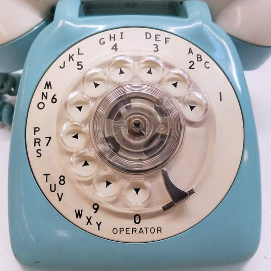 Vintage GTE Two Tone Rotary Phone image number 6