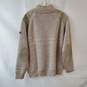 Hill Walker Oatmeal Wool Long Sleeve Quarter Zip Sweater Size Large - Tags Attached image number 2