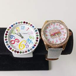 Pair of Women's Betsey Johnson Wristwatches