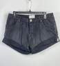 One Teaspoon Women Black Denim Shorts Sz 29 image number 1