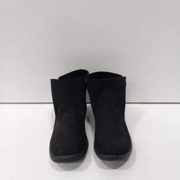 Bearpaw Black Suede Looking Microfiber Piper Lightweight Boots Size 10