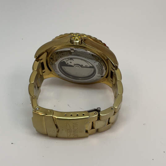 Designer Invicta Pro Diver 2306 Gold-Tone Round Dial Analog Wristwatch image number 2