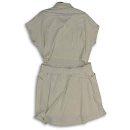 NWT Women White Spread Collar Cap Sleeve Tennis Sheath Dress Size XL alternative image