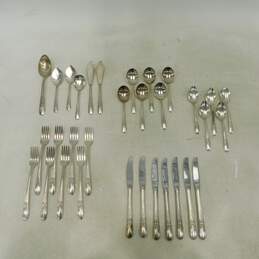 Vintage Wallace Sweetheart Hollywood Silverplate 32 Piece Flatware Set