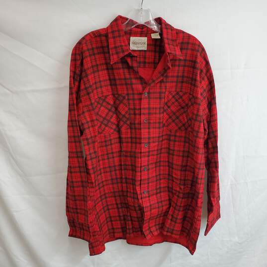 Saugatuck Dry Goods Company Button Up Flannel Shirt Size L image number 1