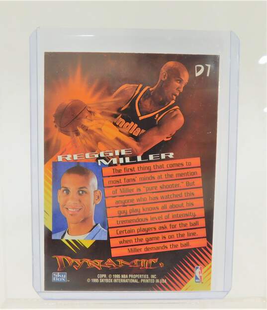 1995-96 HOF Reggie Miller Skybox Premium Dynamic Indiana Pacers image number 2