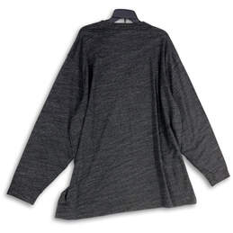 NWT Mens Gray Heather Crew Neck Long Sleeve Pullover T-Shirt Size 3XB alternative image
